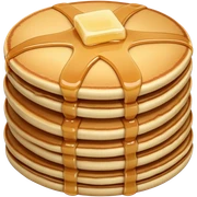 pancakes beige sticker