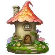fairy house sticker
