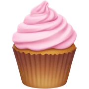 pastel pink cupcake sticker