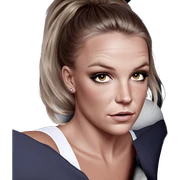 realistic portrait of girl sticker