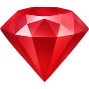 red diamond sticker