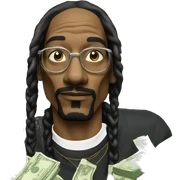 Snoop Dogg WITH MONEY sticker