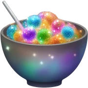 bowl with magic wand sticker