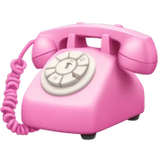 Pink phone  sticker