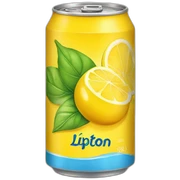 Lipton drink in a can, iced tea sticker