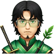 Emerald Samurai sticker
