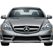 Grey Mercedes Benz Car sticker