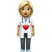 Cardiac sonographer sticker