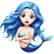 Mermaid shock  sticker