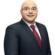 smiling man in formal wear sticker