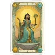 Tarot card sticker