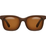 Just brown glasses sticker