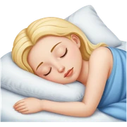 Girl sleeping  sticker