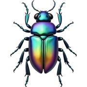 Beetle sticker