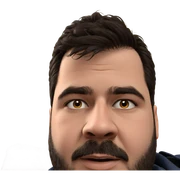 realistic portrait of a man sticker