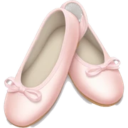 Pale pink ballet shoes sticker