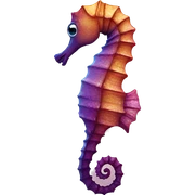 seahorse sticker