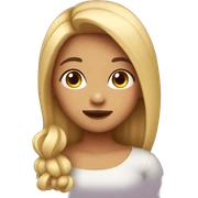 Girl blushing  sticker
