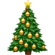 Christmas tree sticker