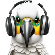 DJ Parrot sticker