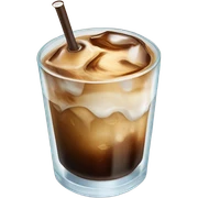 Iced coffee sticker