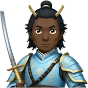 Elegant Samurai sticker
