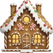 gingerbread house  sticker