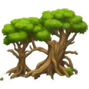 cut trees sticker