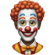 Clown sticker