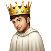 Wearing a crown sticker