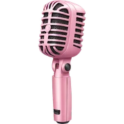 pastel pink microphone sticker