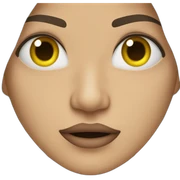 carita de miedo sticker
