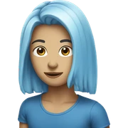 Blue sticker
