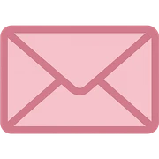 pink envelope icon sticker