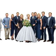 formal gathering with friends sticker