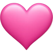 Pink heart sticker