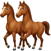 caballos sticker