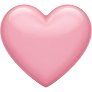 Light pink heart sticker