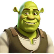 Shrek being silly  sticker