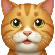 Ginger cat sticker