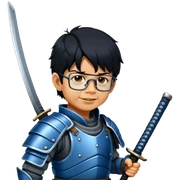 Samurai Defender sticker