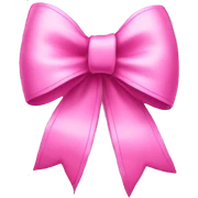 Pink bow  sticker