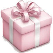 Light pink Christmas gifts under a white Christmas tree  sticker