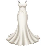 wedding dress sticker