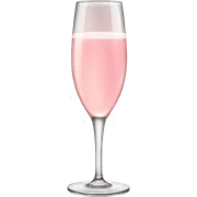 Pink champagne sticker