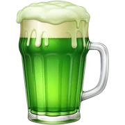 A pint of green beer for St. Patty’s Day  sticker