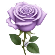 light purple rose coquette  sticker