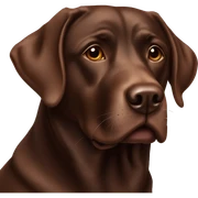 chocolate lab sticker