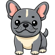 French bulldog sticker