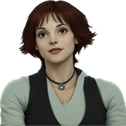 realistic portrait of a girl sticker